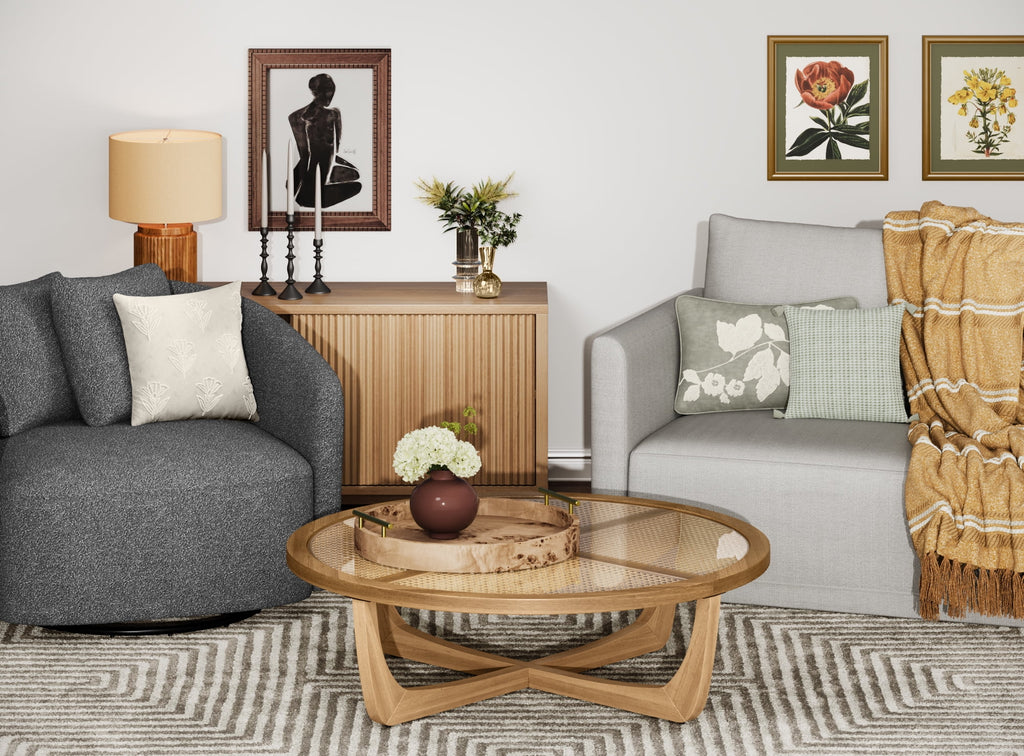 Beautiful Floral Pleated Cotton Decorative Pillow by Drew Barrymore, 20" x 20", White