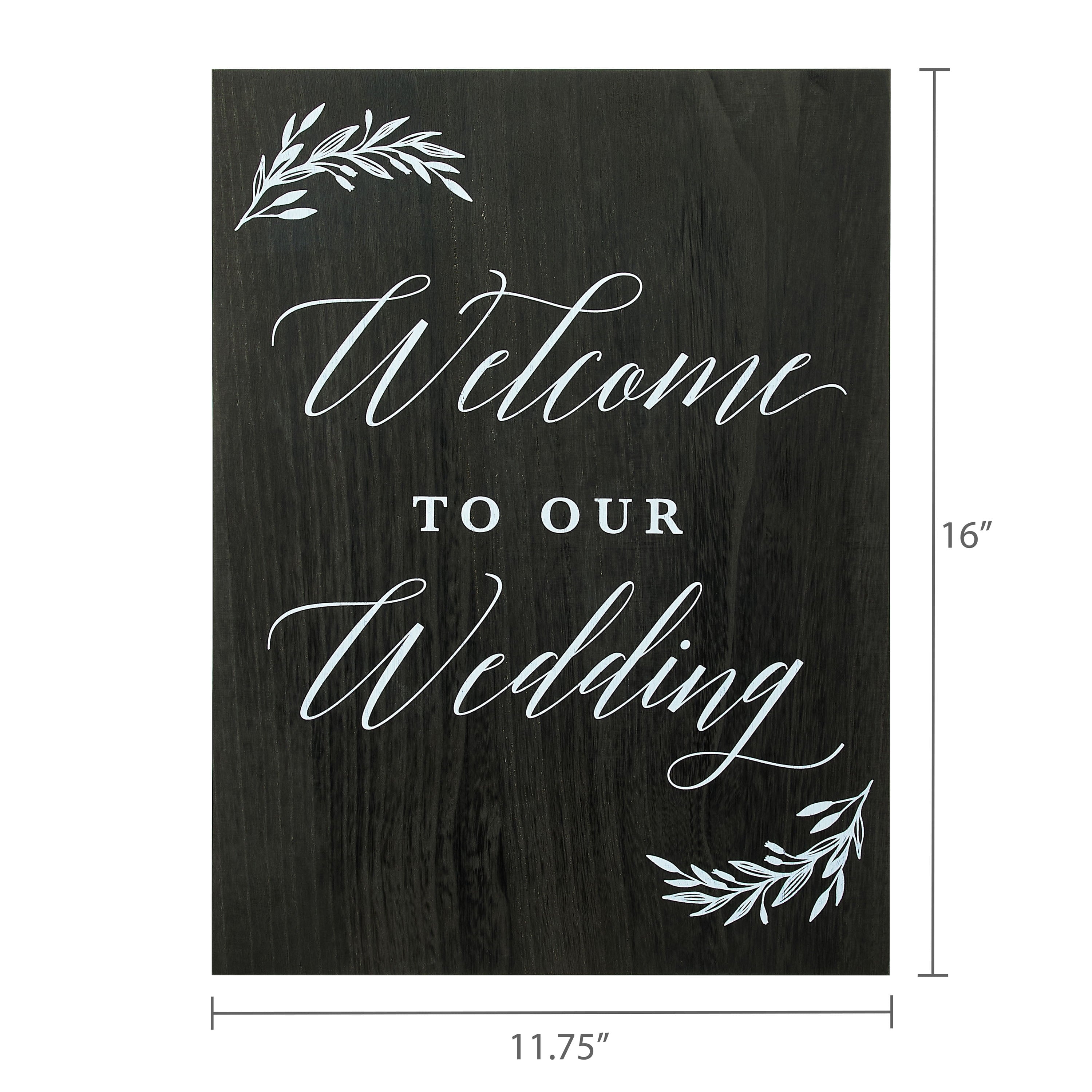 Welcome to Our Wedding Sign, 12" x 16", by Way To Celebrate