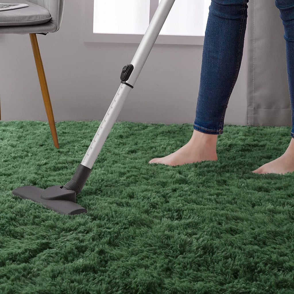 Noahas Super Soft Shaggy Rugs Fluffy Carpets, 5x8 ft, Deep-Green Area Rug for Living Room Bedroom Girls Kids Room Nursery Home Decor, Non-Slip Plush Indoor Floor Bedside Rug, 3x5 Feet Deep-Green