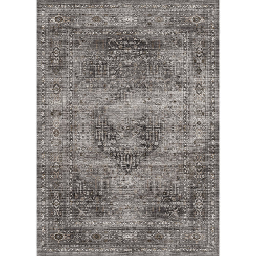 BERTHMEER 8'x10' Area Rugs for Living Room Bedroom Vintage Brown Carpets Kitchen Office Machine Washable Farmhouse Dining Room Oriental Rugs Non Slip Traditional Distressed Rugs