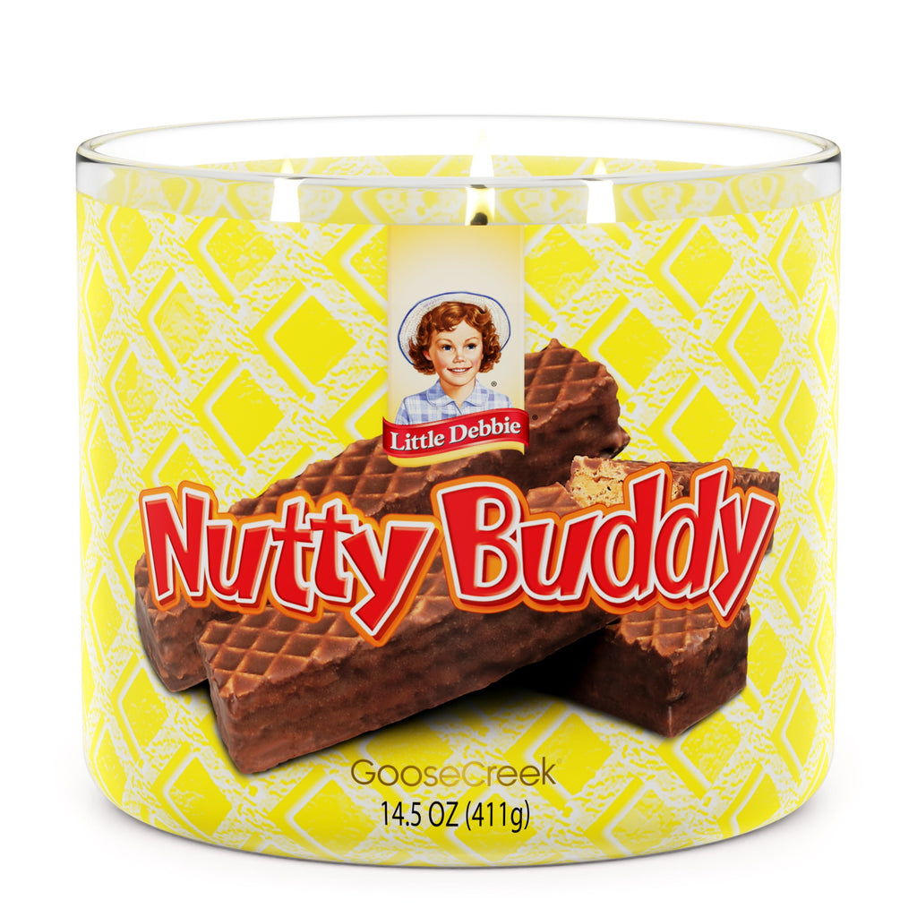Goose Creek 3-Wick Little Debbie Nutty Buddy Scented Jar Candle, 14.5oz.