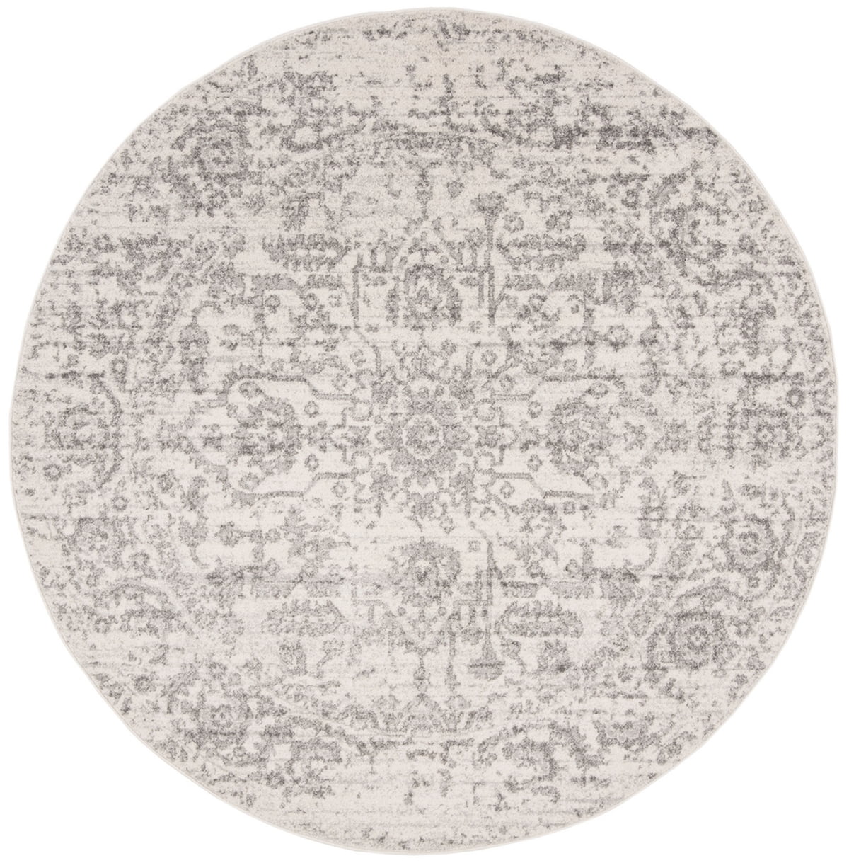 SAFAVIEH Madison Katina Oriental Area Rug, Grey/Ivory, 6'7" x 9'2"