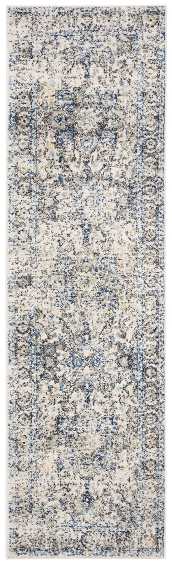 SAFAVIEH Madison Katina Oriental Area Rug, Grey/Ivory, 6'7" x 9'2"