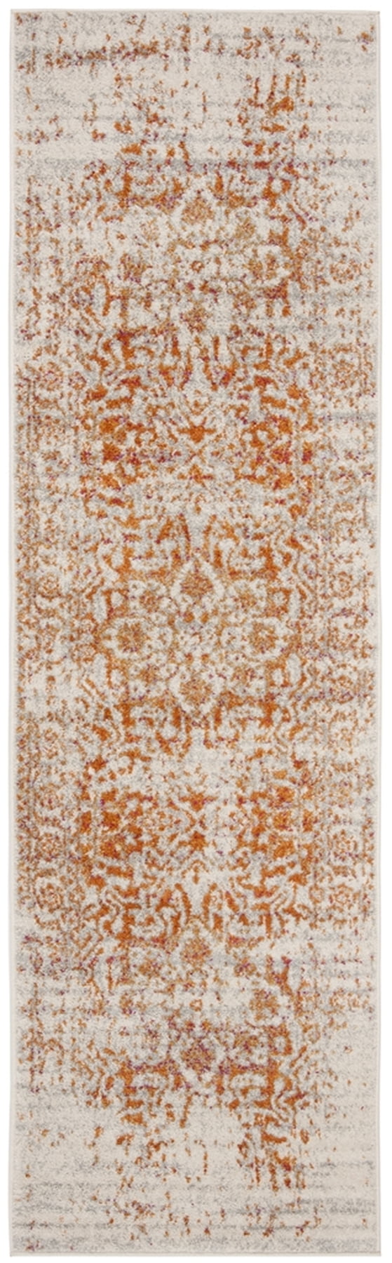 SAFAVIEH Madison Katina Oriental Area Rug, Grey/Ivory, 6'7" x 9'2"