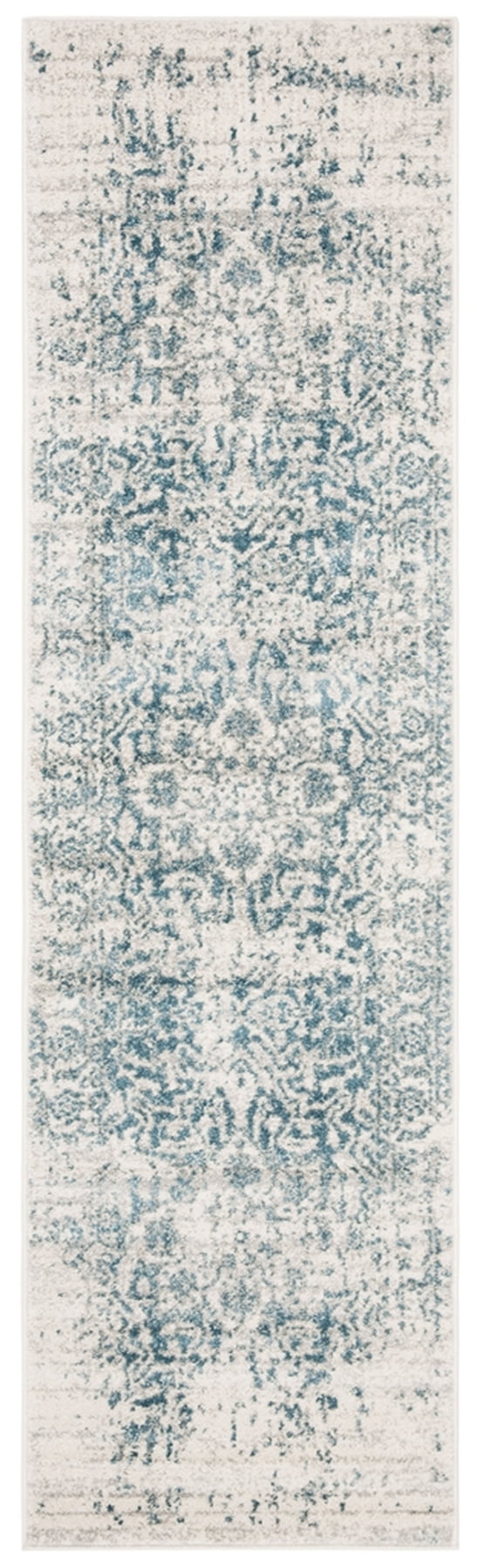 SAFAVIEH Madison Katina Oriental Area Rug, Grey/Ivory, 6'7" x 9'2"