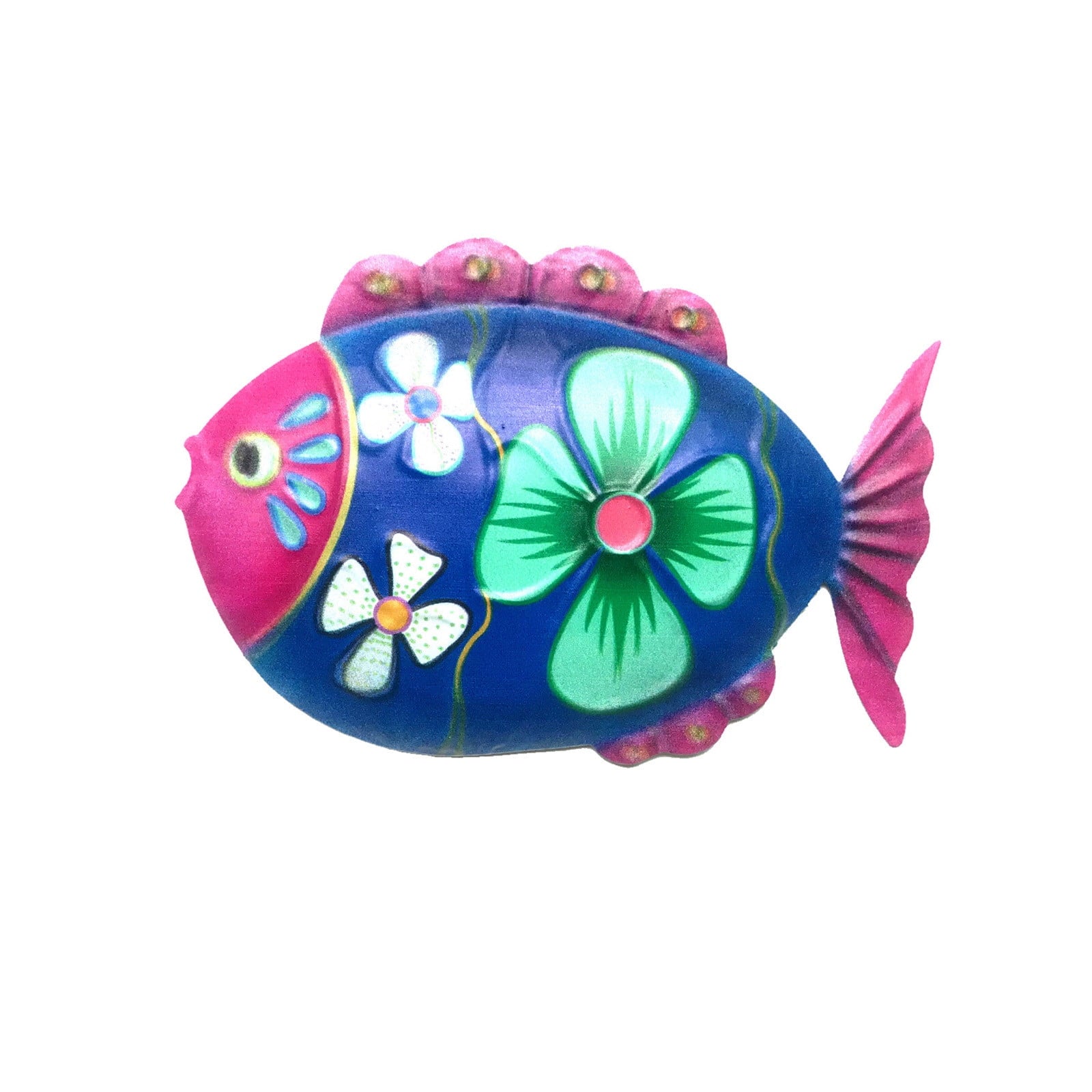 Vikakiooze Home Decor , Fish Metal Art Wall Decoration Living Room Bedroom Home Decoration