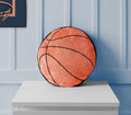 Your Zone Kids Basketball Decorative Pillow, 14” x 14”, Embroidered Plush Polyester, Unisex, Orange