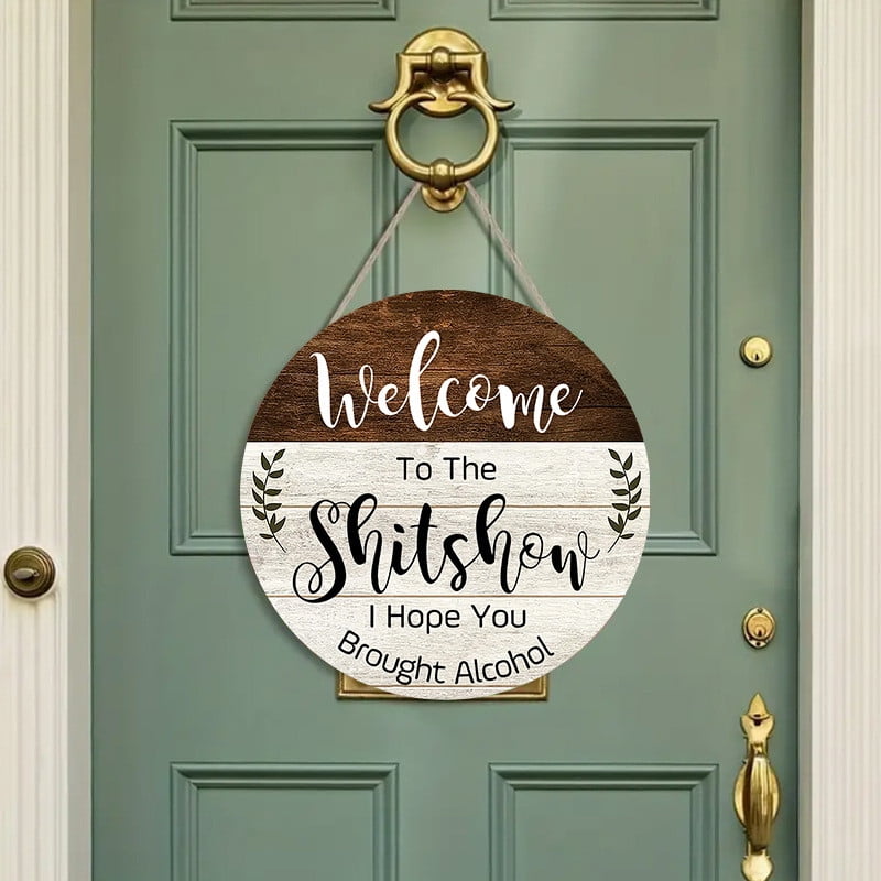 JingChun Hang Decorative Wooden Home Signs Clearance Under $2.00