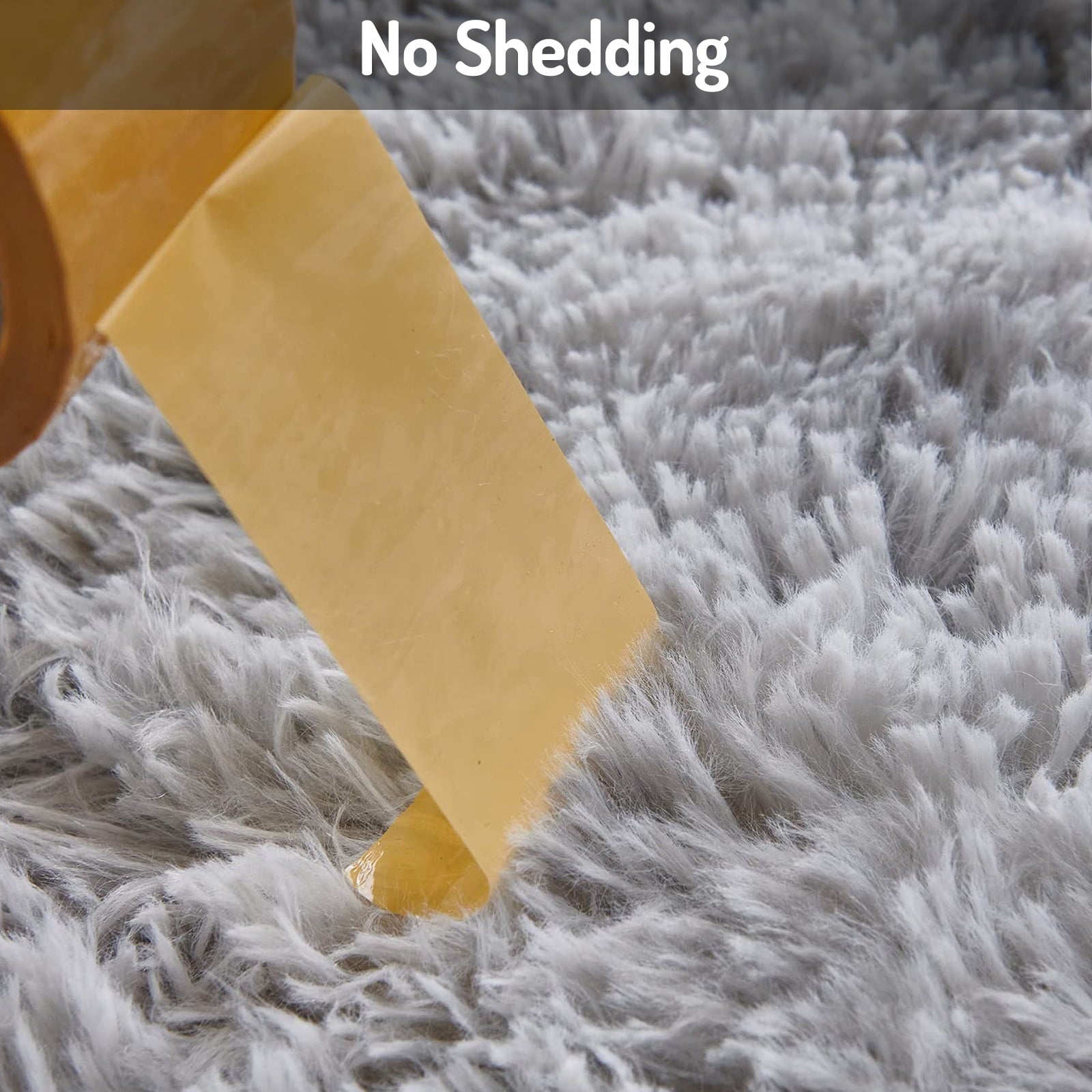 UNTIMATY 8ft x 10ft Area Rug, Soft Fluffy Area Rugs for Living Room Bedroom Kids Room Decor Carpet, Light Gray