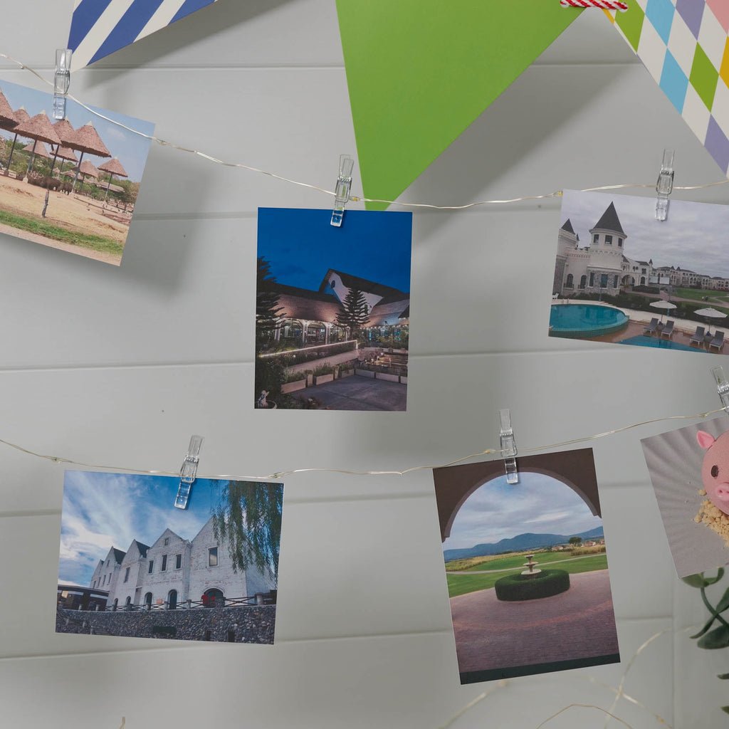 Mainstays Battery-Operated Indoor 20-Count LED Mini Photo Clip Lights, with Built-in Timer